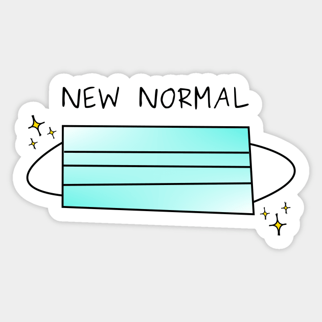 New Normal Sticker by minimal_animal